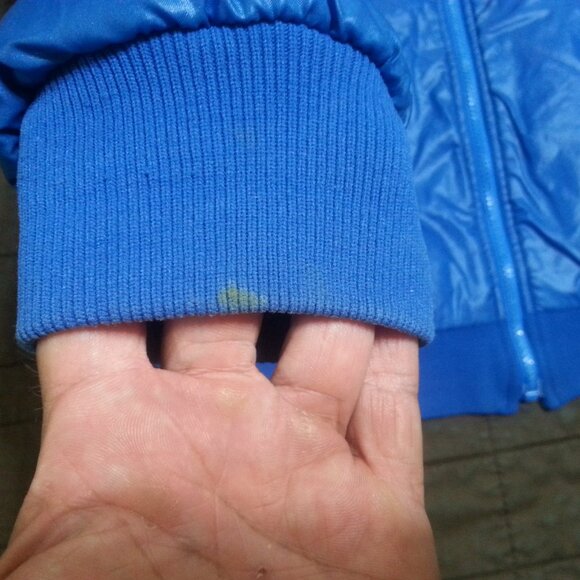 Vintage Izod Lacoste Jacket Puffer Bomber Hooded  Men's Large Winter 80's 70's - Picture 11 of 16